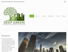 Tablet Screenshot of deepgreenhousing.org